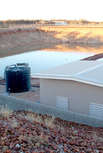 Agua de perforación a procesar y agua potable, Australia